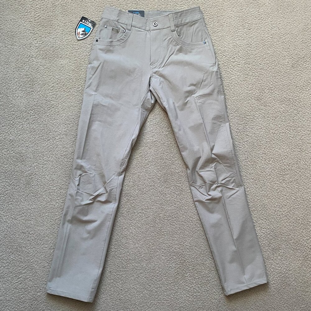 KUHL Resistor Jean 30x34 Klassik Fit Super Stretch Water Resistant Khaki NWT